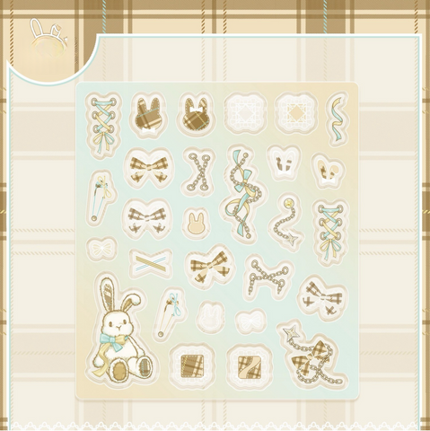 ［推し活グッズ］アクリルフレーム用パーツ ホワイト【N4V3AK】