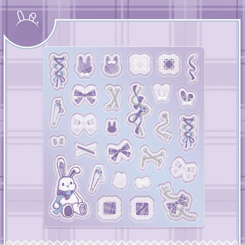 ［推し活グッズ］アクリルフレーム用パーツ ホワイト【N4V3AK】