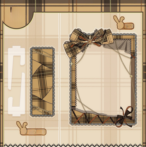 ［推し活グッズ］アクリルフレーム ブラック【IBLL31】