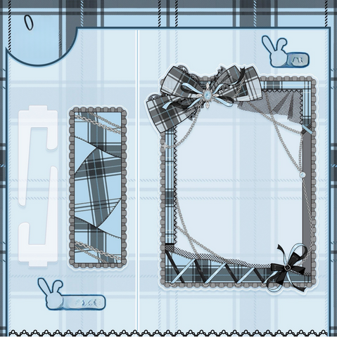 ［推し活グッズ］アクリルフレーム ブラック【IBLL31】