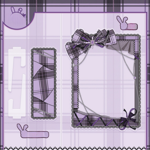 ［推し活グッズ］アクリルフレーム ブラック【IBLL31】