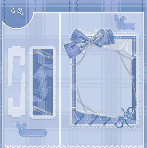 ［推し活グッズ］アクリルフレーム ホワイト【D6C21Q】