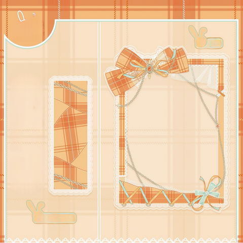 ［推し活グッズ］アクリルフレーム ホワイト【D6C21Q】