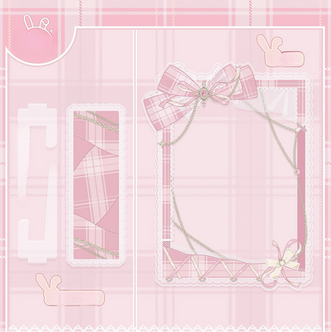 ［推し活グッズ］アクリルフレーム ホワイト【D6C21Q】