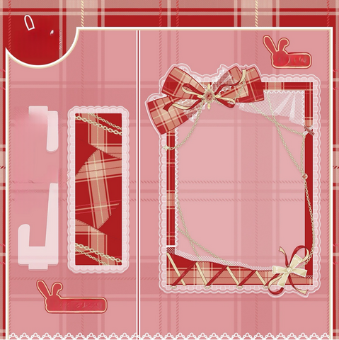 ［推し活グッズ］アクリルフレーム ホワイト【D6C21Q】