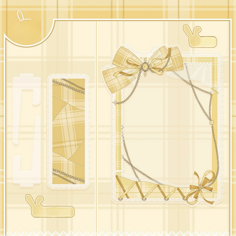 ［推し活グッズ］アクリルフレーム ホワイト【D6C21Q】