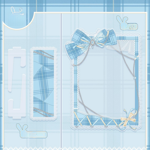 ［推し活グッズ］アクリルフレーム ホワイト【D6C21Q】