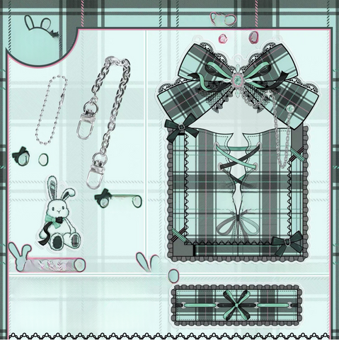 ［推し活グッズ］アクリルフレーム ブラック【6OZL48】