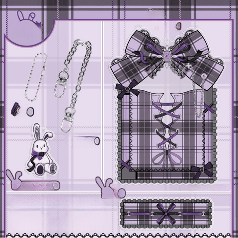 ［推し活グッズ］アクリルフレーム ブラック【6OZL48】