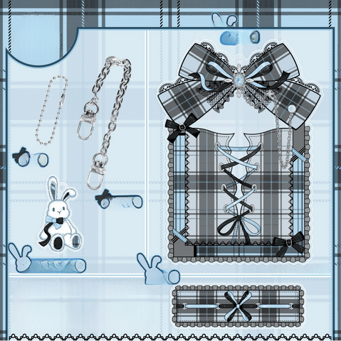 ［推し活グッズ］アクリルフレーム ブラック【6OZL48】