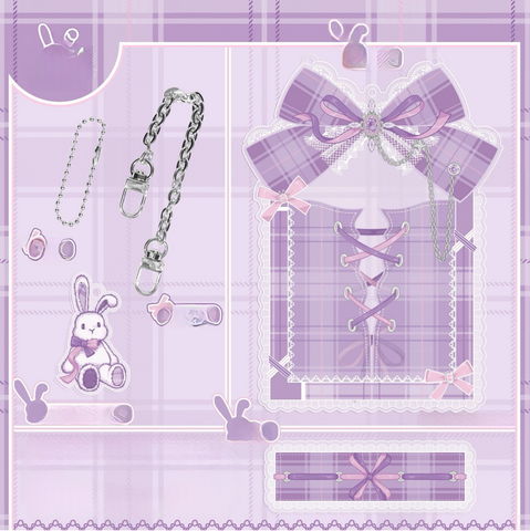 ［推し活グッズ］アクリルフレーム ホワイト【6Z2HX9】