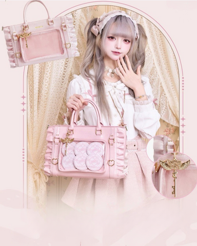 ［バッグ］缶バッジ用 痛バッグ 2way ショルダーバッグ【LOLI6L】