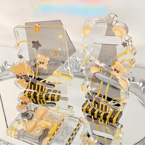 ［推し活グッズ］缶バッジ アクリルフレーム58mm【BQN5SG】