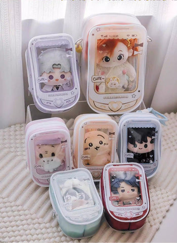 ［推し活グッズ］10/15/20cm 無属性 ぬいぐるみ用 ポーチ【D3L1Q4】