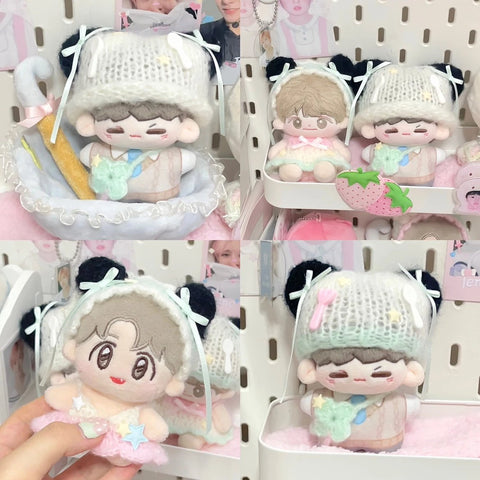 ［ぬい服］10cm 無属性 手作り ぬいぐるみ用 お洋服【熊猫】