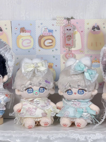 【受注予約】［ぬい服］10cm 無属性 ぬいぐるみ用 お洋服【熊熊】