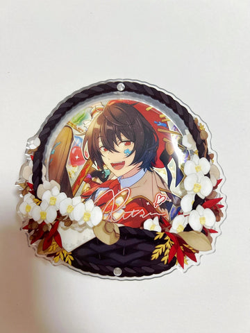 ［推し活グッズ］缶バッジ アクリルフレーム 58/75mm【H9P7A5】