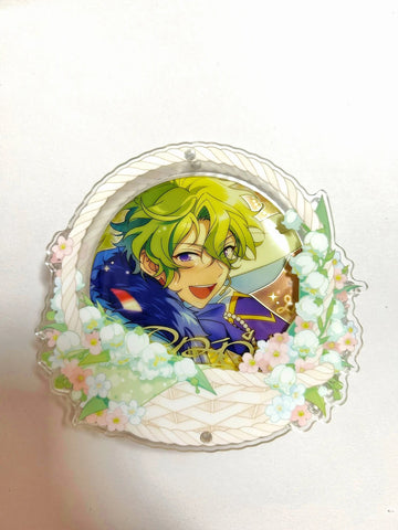 ［推し活グッズ］缶バッジ アクリルフレーム 58/75mm【H9P7A5】
