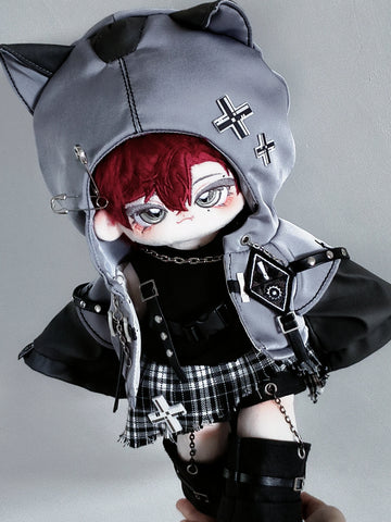 ［ぬい服］20/30cm 無属性 ぬいぐるみ用 お洋服【暗夜】