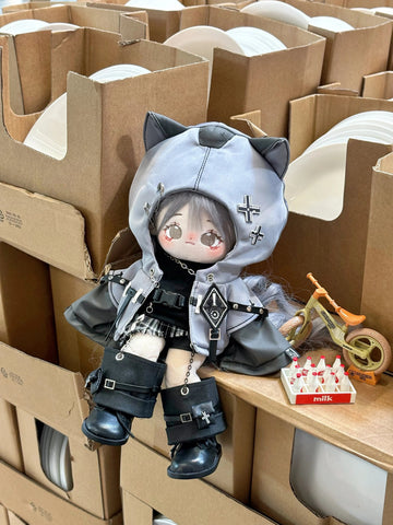 ［ぬい服］20/30cm 無属性 ぬいぐるみ用 お洋服【暗夜】