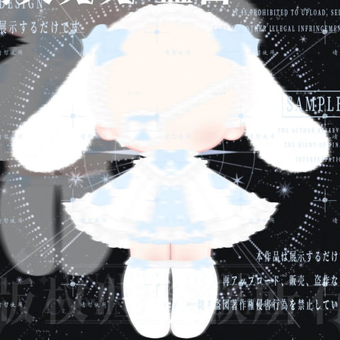 【受注予約】［ぬい服］30cm 無属性 ぬいぐるみ用服【兔兔】