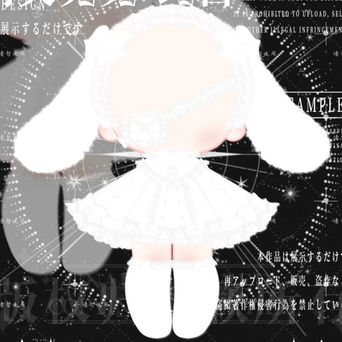 【受注予約】［ぬい服］30cm 無属性 ぬいぐるみ用服【兔兔】
