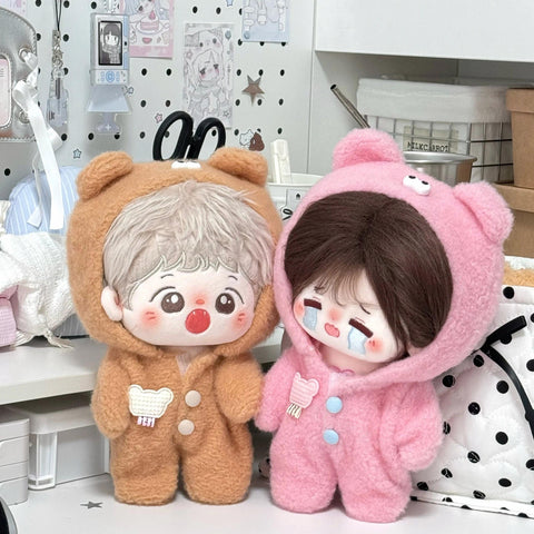 ［ぬい服］20cm 無属性 ぬいぐるみ用 お洋服【连体】
