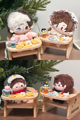【受注予約】［ぬい小物］10/15/20cm 無属性 ぬいぐるみ用 ベビーチェア【座椅】