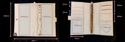 【受注予約】［推し活グッズ］オリジナル 手帳 バインダー a6per【IDR6DM】