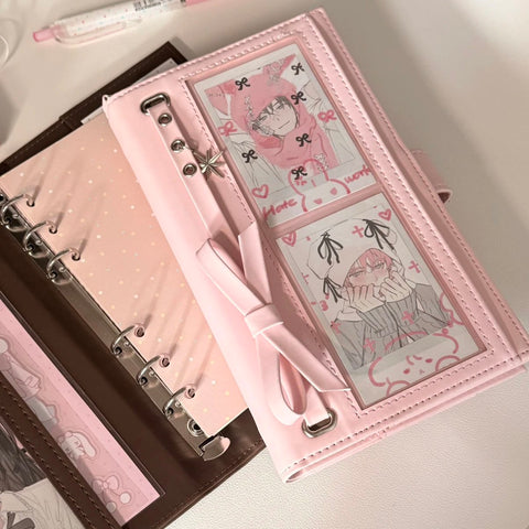 【受注予約】［推し活グッズ］オリジナル 手帳 バインダー a6per【IDR6DM】