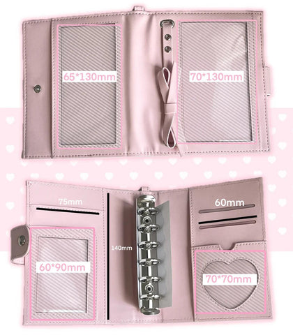 【受注予約】［推し活グッズ］オリジナル 手帳 バインダー a7【HTY31P】