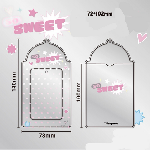 ［推し活グッズ］PVC トレーディングカード用ホルダー【4BQE5G】