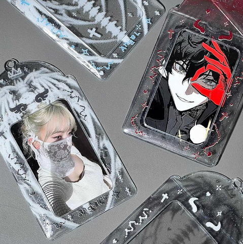 ［推し活グッズ］PVC トレーディングカード用ホルダー【HM08C3】