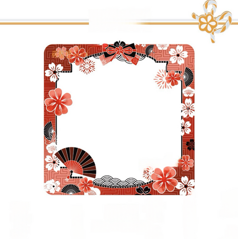 ［推し活グッズ］缶バッジ アクリルフレーム 58/75mm【8SAOX6】