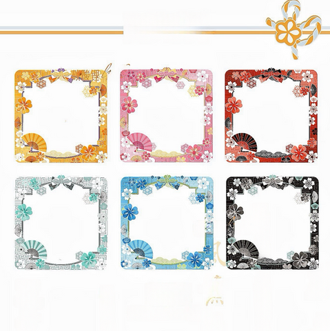 ［推し活グッズ］缶バッジ アクリルフレーム 58/75mm【8SAOX6】