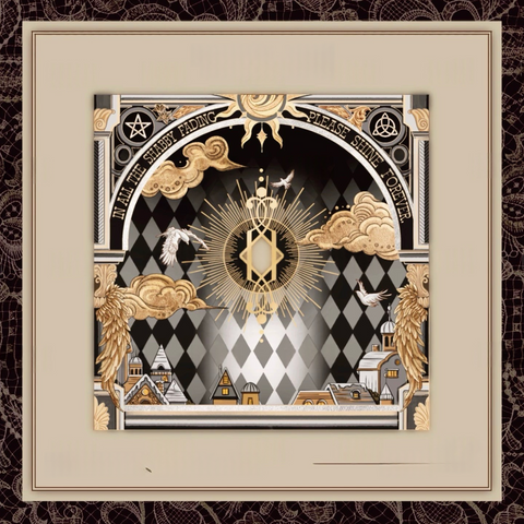 ［推し活グッズ］缶バッジ アクリルフレーム 75mm【53UT1Z】