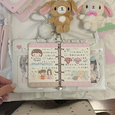 ［推し活グッズ］オリジナル 手帳 バインダー M5【HE6SQ1】