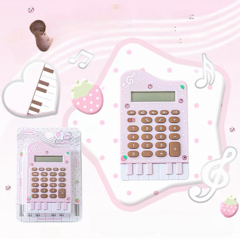 ［推し活グッズ］ピアノ ミニ電卓【E6L261】