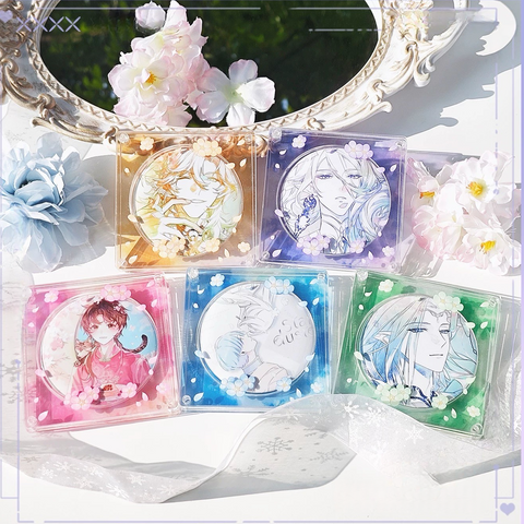 ［推し活グッズ］缶バッジ アクリルフレーム 58～75mm【ZAR9WZ】