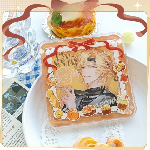 ［推し活グッズ］コースター 缶バッジ アクリルフレーム+パーツ セット【M5KLGJ】