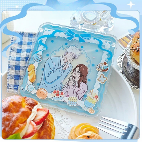 ［推し活グッズ］コースター 缶バッジ アクリルフレーム+パーツ セット【M5KLGJ】