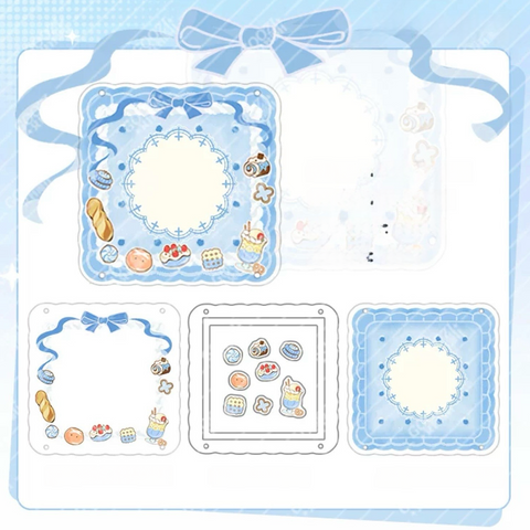 ［推し活グッズ］コースター 缶バッジ アクリルフレーム+パーツ セット【M5KLGJ】