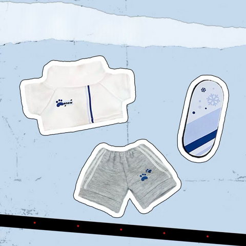 ［ぬい服］20cm 無属性 ぬいぐるみ用 お洋服【滑雪】