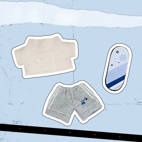 ［ぬい服］20cm 無属性 ぬいぐるみ用 お洋服【滑雪】