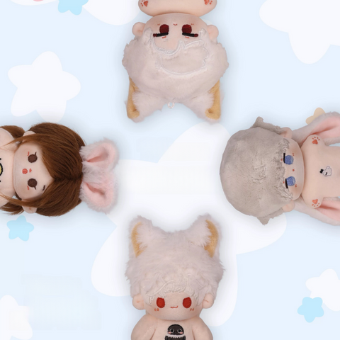 ［ぬい小物］10cm 無属性 ぬいぐるみ用 耳【兽耳】