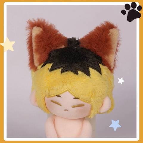 ［ぬい小物］10cm 無属性 ぬいぐるみ用 耳【兽耳】