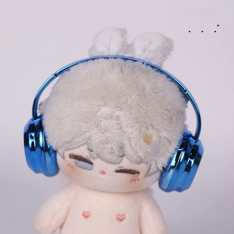［ぬい小物］10cm 無属性 ぬいぐるみ用 ヘッドホン【耳机】
