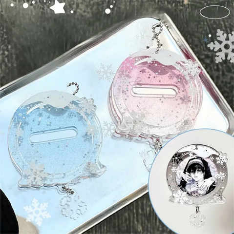 ［推し活グッズ］缶バッジ アクリルフレーム 58/65mm【DE9ZH2】