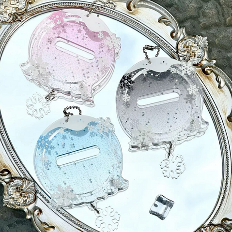 ［推し活グッズ］缶バッジ アクリルフレーム 58/65mm【DE9ZH2】