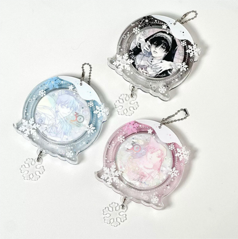 ［推し活グッズ］缶バッジ アクリルフレーム 58/65mm【DE9ZH2】